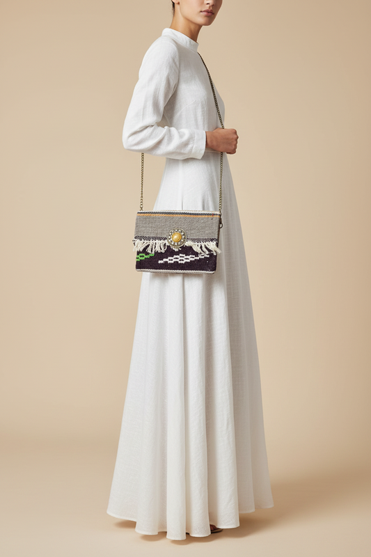 Asfar Stone Clutch